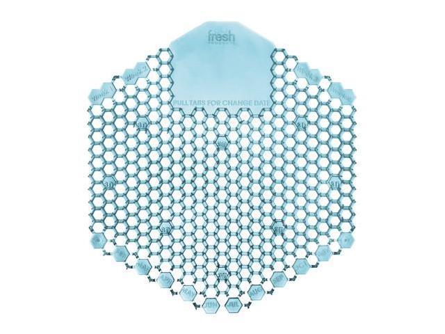 Wave 3D Urinal Deodorizer Screen, Blue, Ocean Mist Fragrance, 10 Screens/Box FRS3WDS60OMIBX
