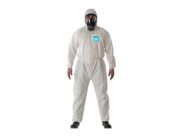 Photos - Other Power Tools Ansell WH20-B-92-111-03 Coveralls, 25 PK, White, Microporous Film Laminate 