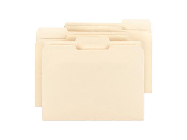 Business Source File Folder Letter 9.5 pt 1/3 Cut 3/4' Exp. 150/BX MLA 78950
