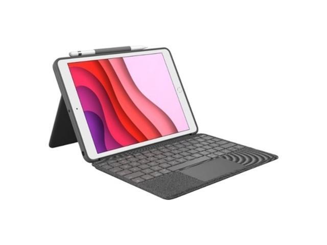 Logitech - Combo Touch Keyboard Folio for Apple iPad 10.2" (7th, 8th & 9th Gen) with Detachable Backlit Keyboard - Graphite - image 8