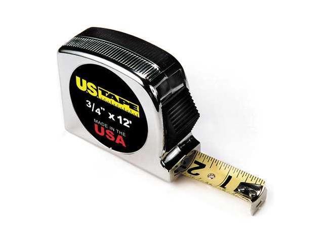 U.S. TAPE 56907 12 ft Tape Measures, 3/4 in Blade