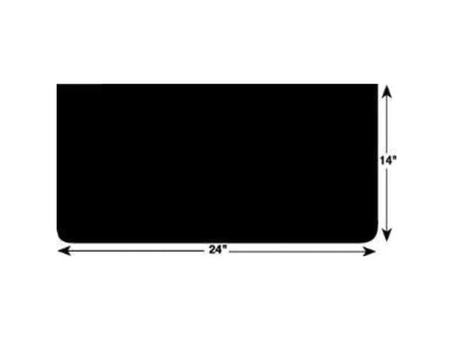 BUYERS PRODUCTS B2414LSP Mud Flaps, 14 in X 24 in, Rubber, Black, 1 PR
