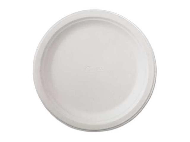 Classic Paper Dinnerware, Plate, 9 3/4' Dia, White, 125/Pack, 4 Packs/