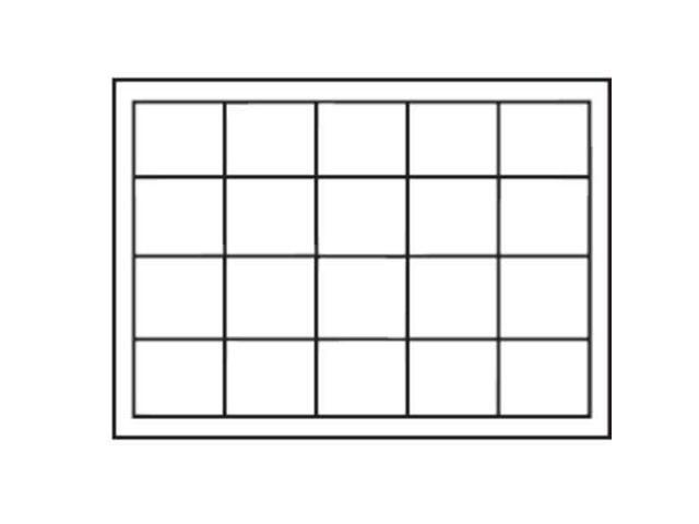 DURHAM MFG 111-95-D569 Gray Compartment Box, 12 In D, 18 In W, 3 In H