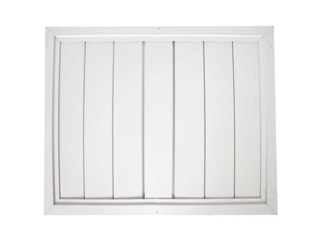 DAYTON 3C512 36 in 36'H 32'W Aluminum Ceiling Fan Damper, 34 in x 30 in,