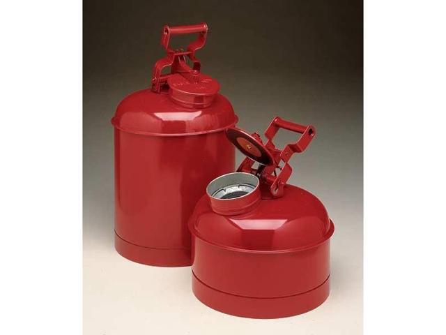 EAGLE MFG 1425 Liquid Disposal Safety Can, Galvanized Steel, 5 gal, Flame