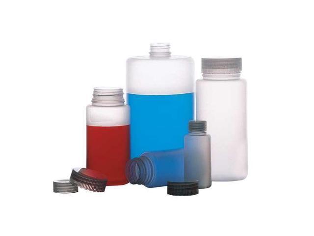 ZORO SELECT 8AX98 Bottle, Narrow Mouth, 4 Oz,4 PK,PK12 (Formerly Lab Safety