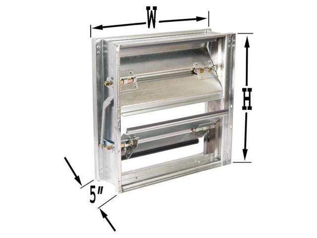 DAYTON 2LRY6 Volume Control Damper,9-3/4' W