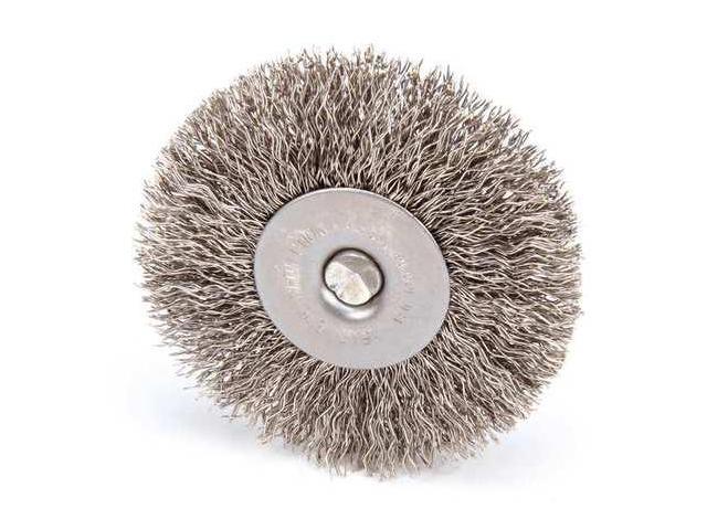 Photos - Other Power Tools WEILER 93041 RaDial Crimped Wire Wheel Wire Brush, Stem 17979 
