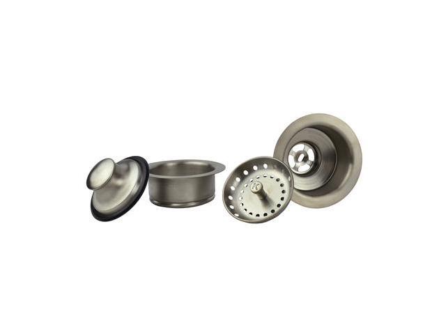 keeney k5475dsbn sink strainer and garbage disposal flange kit, brushed nickel