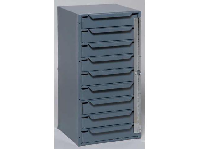 DURHAM MFG 611-95 Storage Cabinet, 24 1/2 in H, 12 5/8 in W, 12 1/8 in D, 9
