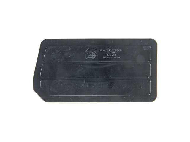 QUANTUM STORAGE SYSTEMS DUS221 Plastic Divider, Black, 8 1/2 in L, 4 1/2 in H,