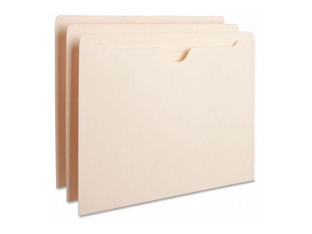 Business Source File Pocket Straight Cut Tab Flat 50 Cap. Letter 100/BX MLA 65796