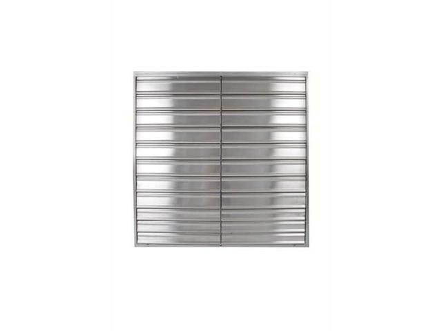 DAYTON 1C209 Wall Backdraft Damper, Vertical Mount, 36 in Dia Fan, 39 in H x 39