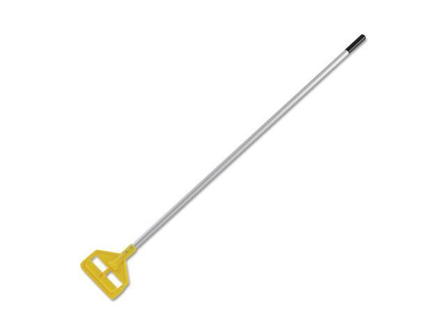 Rubbermaid Commercial Invader Aluminum Side-Gate Wet-Mop Handle 60' Gray/Yellow H126