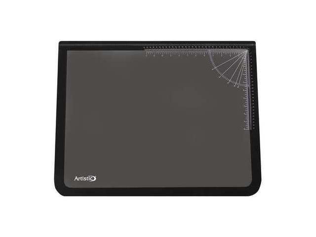 Artistic Lift-Top Pad Desktop Organizer with Clear Overlay 31 x 20 Black 41200S