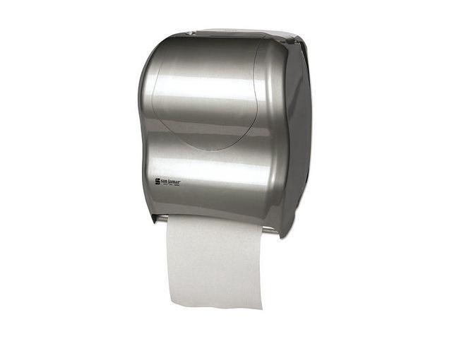 San Jamar Tear-N-Dry Touchless Roll Towel Dispenser 16 3/4 x 10 x 12 1/2 Silver
