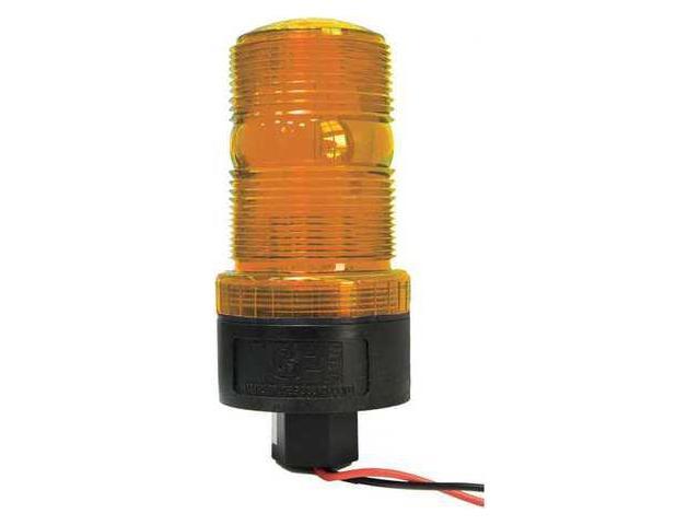 Photos - Chandelier / Lamp RAILHEAD GEAR M490-LED DCAP Warning Strobe, Amber, LED, 12 to 90VDC