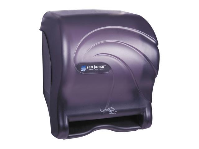 San Jamar - SAN T8490TBK - Oceans Smart Essence Electronic Towel Dispenser, 14.4hx11.8wx9.1d, Black, Plastic