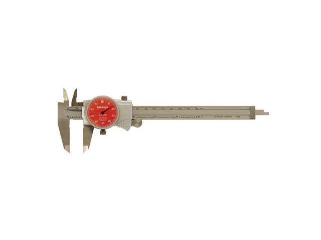 Photos - Other Power Tools Mitutoyo 505-742-54 Dial Caliper, 6 In, Red, 0.100 In/Rev 505-675-54 
