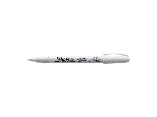 Sharpie Permanent Paint Marker Fine Point White 35543