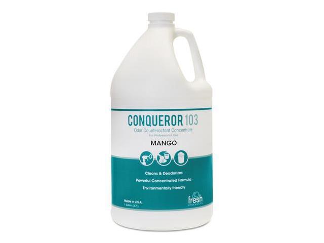 Conqueror 103 Odor Counteractant Concentrate, Mango, 1gal, 4/Carton FRS1WBMG
