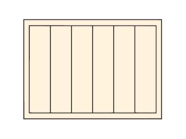 DURHAM MFG 117-95-D925 Steel, 6 compartments, 12 1/2 in D x 3 1/8 in H x 18 3/8