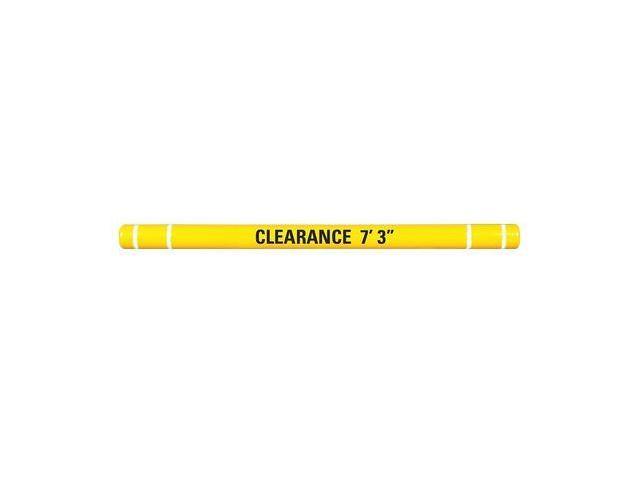 Photos - Other Power Tools ZORO SELECT HTGRD796YW Clearance Bar, 7-3/8' O.D., 96' L, Yellow