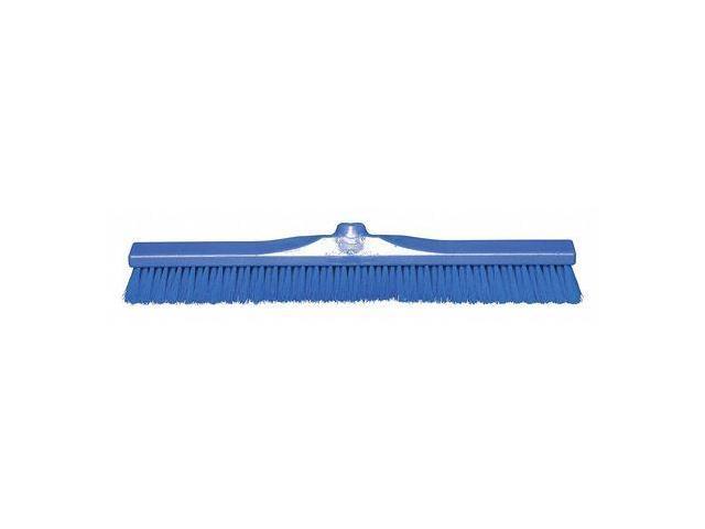 Photos - Other sanitary accessories TOUGH GUY 48LZ30 Push Broom Head, Blue Bristle, 2' L