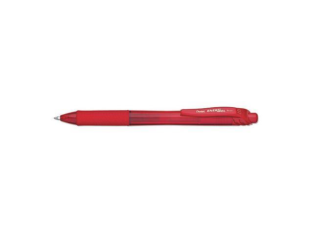 EnerGel X Roller Ball Retractable Gel Pen, Red Ink, Dozen
