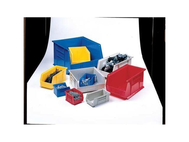 AKRO-MILS 30234BLUE Hang & Stack Storage Bin, Plastic, Blue, 5 in H, 5 1/2 in