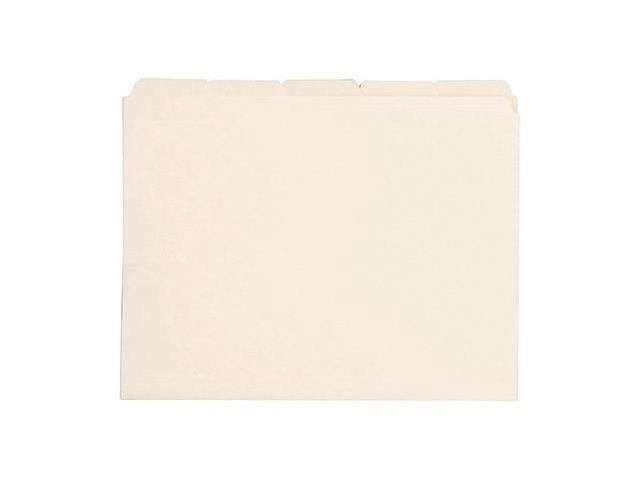 Business Source File Folder 1/5-Cut Tab 3/4' Exp. 11 Pt. Ltr 100/BX Manila 43567