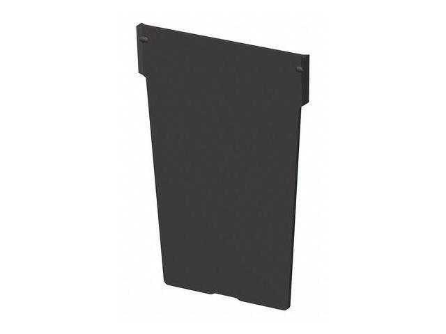 AKRO-MILS 40020 Plastic Divider, Black, 4 1/8 in L, 4 7/8 in H, 12 PK