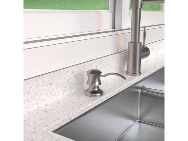 KEENEY MFG K612DSBN Premium Style Soap and Lotion Dispenser, Brushed Nickel