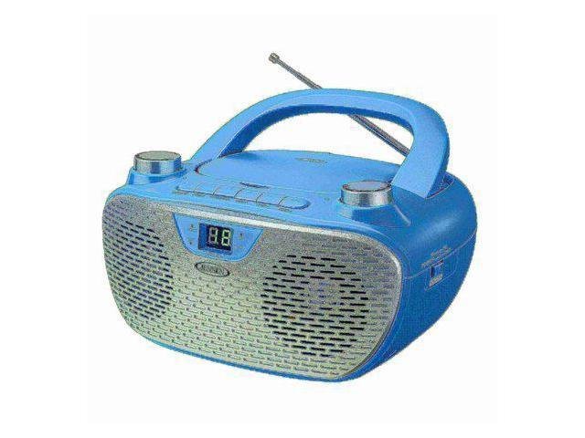Jensen Bluetooth MP3 Boombox Blue CD-485-BL - image 2