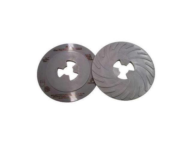 3M 60980108231 Disc Pad Ribbed Face Plate,7 in D,PK10