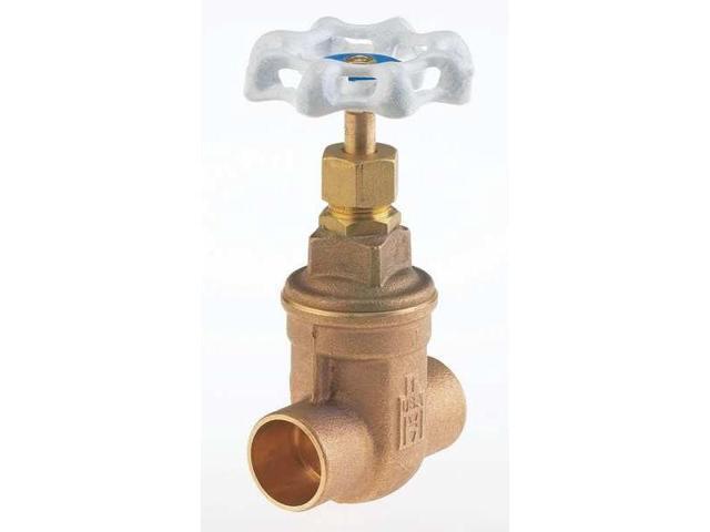MILWAUKEE VALVE UP115 2 Gate Valve,2 In.,Solder,Bronze
