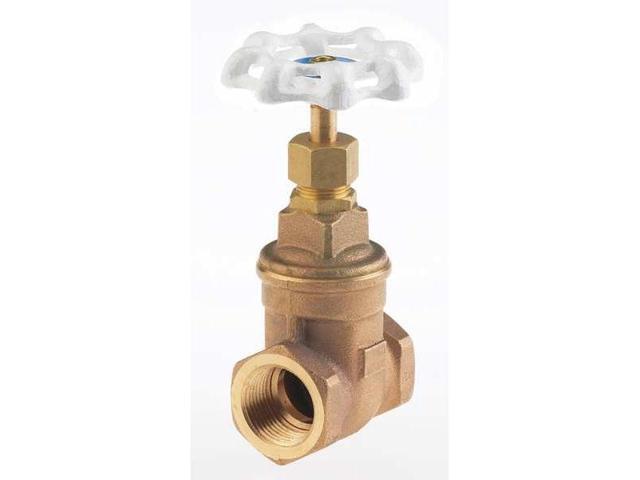 MILWAUKEE VALVE UP105 3/8 Gate Valve,3/8 In.,Bronze