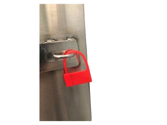 UPC 639767000024 product image for OMNIMED 484108 R Tamper Evident Safety Lockout Seals (Non-Numbered),Red, PK100 | upcitemdb.com