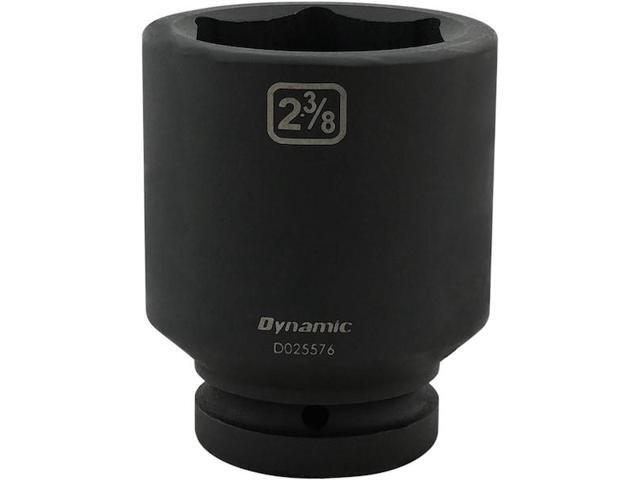 DYNAMIC D025576 1' Drive Deep Socket, Black Phosphate, Tools 2-3/8' X 1' Drive,