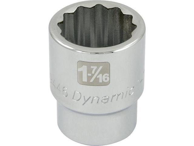 DYNAMIC D099446 1' Drive, 1-7/16' SAE Socket, 6 Points