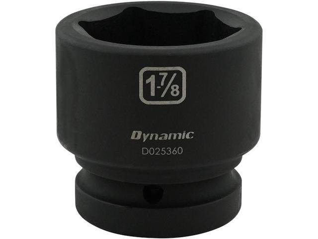 DYNAMIC D025360 1' Drive Standard Socket, Black Phosphate, Tools 1-7/8' X 1'