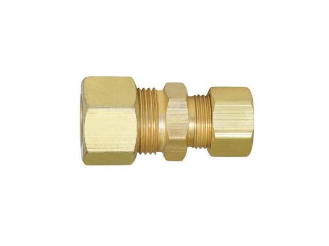 EVERFLOW C62R-5812-NL 5/8' x 1/2' O. D. COMP Reducing Union Pipe Fitting; Lead