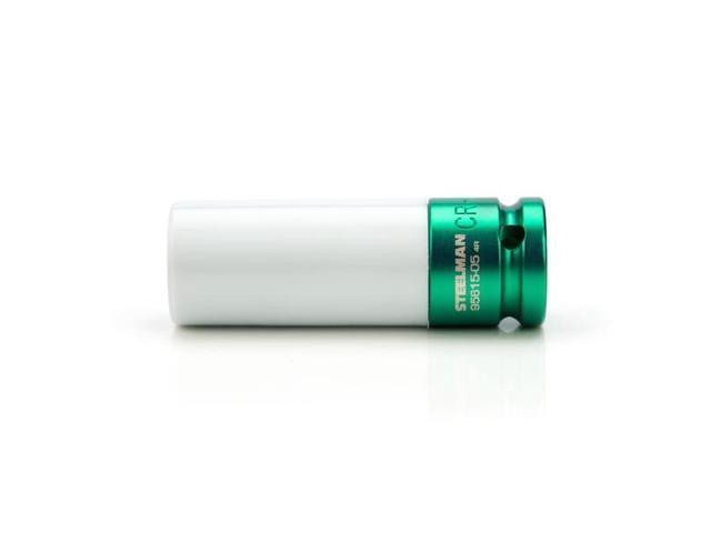 STEELMAN 95615-05 1/2in. Drive 3/4in. Nylon Sleeved Impact Socket (Green)