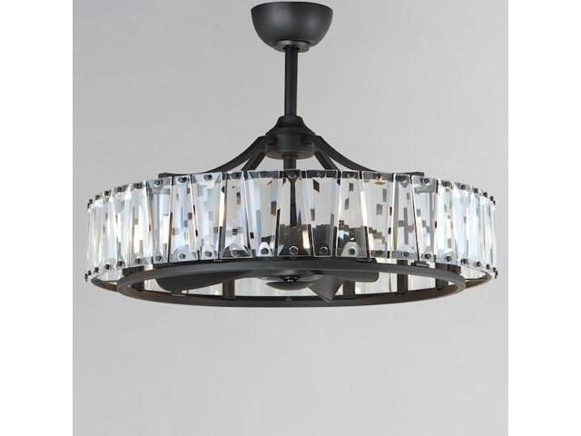 MAXIM LIGHTING 61018BK Odeon 8-Light WiFi-enabled LED Fandelight