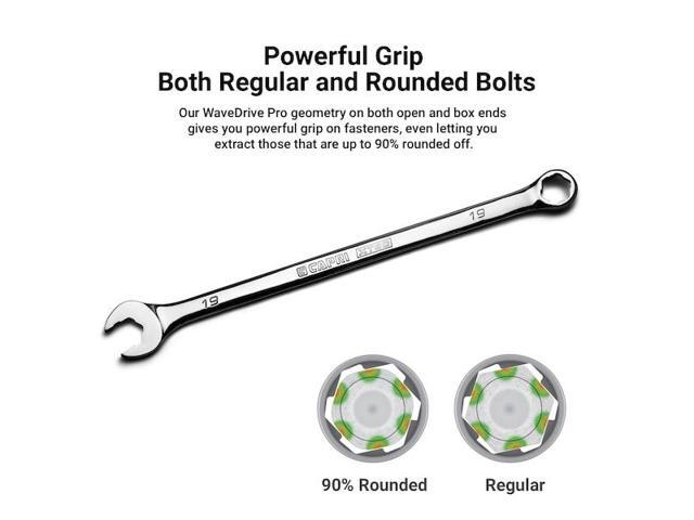 CAPRI TOOLS CP11750-M16XT WaveDrive Pro 16 mm Combination Wrench for Regular