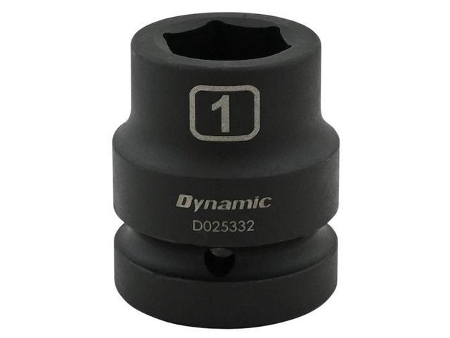 DYNAMIC D025332 1' Drive Standard Socket, Black Phosphate, Tools 1' X 1' Drive,