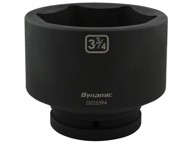 DYNAMIC D025394 1' Drive Standard Socket, Black Phosphate, Tools 3-3/4' X 1'