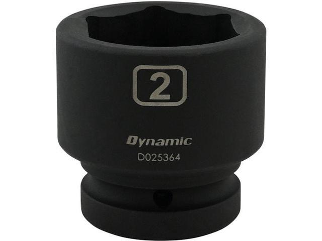 DYNAMIC D025364 1' Drive Standard Socket, Black Phosphate, Tools 2' X 1' Drive,