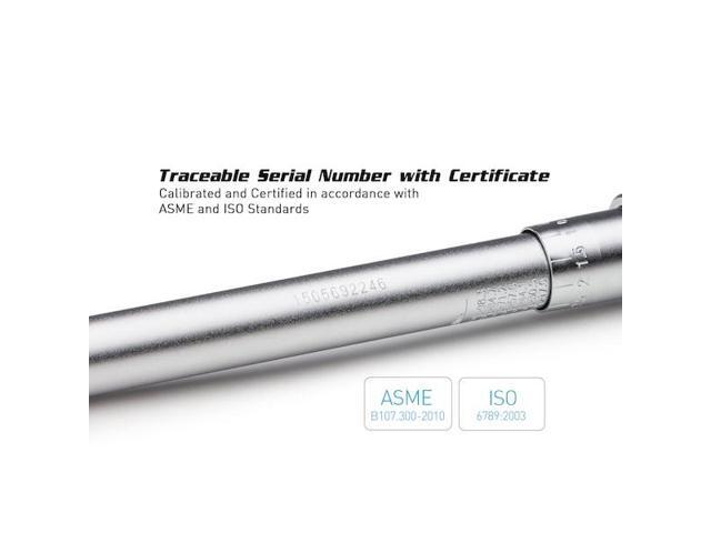 CAPRI TOOLS CP31202-250FL 1/2 in Drive Industrial Torque Wrench, 30-250 ft.-lb.